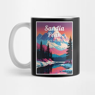 Sandia Peak ski New Mexico USA Mug